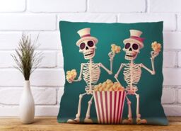 Warren Reed - Designer Skeletons With Popcorn Cushions - Size: 60 cm x 60 cm - thumbnail 2