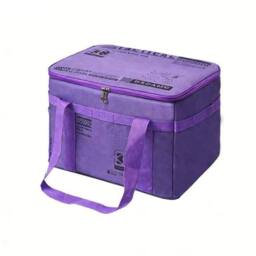 Obasyhig 30L Large-Capacity Outdoor Foldable Storage Box in Purple - thumbnail 5