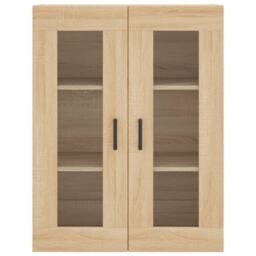 Berkfield Home Highboard Sonoma Oak 69.5x34x180 cm Engineered Wood in Light Tan - thumbnail 6