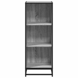 Berkfield Home Modern Book Cabinet Grey Sonoma 40x35x107.5 cm Engineered Wood - thumbnail 4