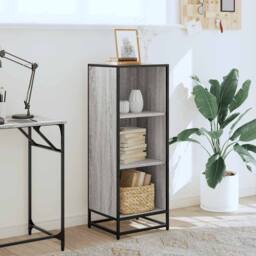 Berkfield Home Modern Book Cabinet Grey Sonoma 40x35x107.5 cm Engineered Wood - thumbnail 1