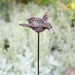 Paper High Wire Duck Garden Stake Decoration in Bronze - thumbnail 3