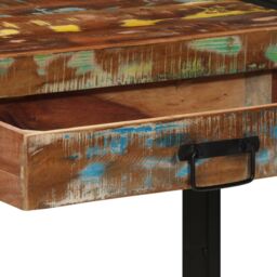 Berkfield Home Console Table Multicolour 120x33x75 cm Solid Wood Reclaimed - Size: 120 x 33 x 75 cm - thumbnail 8