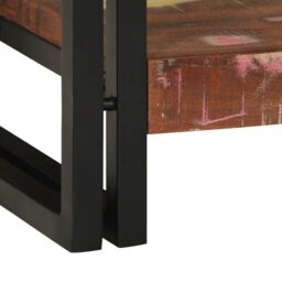 Berkfield Home Console Table Multicolour 120x33x75 cm Solid Wood Reclaimed - Size: 120 x 33 x 75 cm - thumbnail 9