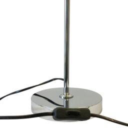 First Choice Lighting Chrome & Acrylic Crystal Jewelled Table Lamp in Silver - thumbnail 5