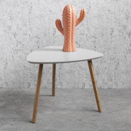Nöa and Nani Malme Side Table Occasional Large in Chalk Grey and Natural Pine - thumbnail 6