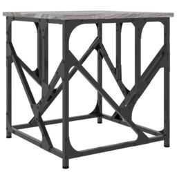 Berkfield Home Coffee Table Grey Sonoma 45x45x47.5 cm Engineered Wood - thumbnail 6