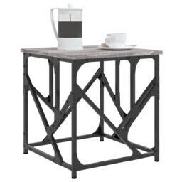 Berkfield Home Coffee Table Grey Sonoma 45x45x47.5 cm Engineered Wood - thumbnail 3