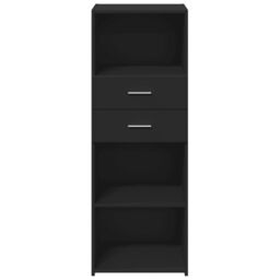 Berkfield Home Highboard Black 45x42.5x124 cm Engineered Wood - thumbnail 4