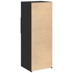 Berkfield Home Highboard Black 45x42.5x124 cm Engineered Wood - thumbnail 6