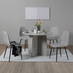 Home Garden Direct ASTERIA Dining Chairs Set of 2 in Beige - thumbnail 4