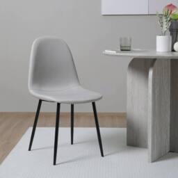 Home Garden Direct ASTERIA Dining Chairs Set of 2 in Beige - thumbnail 2