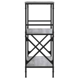 Berkfield Home Decorative Bookcase 3-Tier Grey Sonoma 59x35x90.5 cm Engineered Wood - thumbnail 5