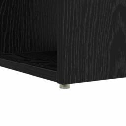 Berkfield Home Modern Writing Desk Black oak Particle board Small Storage - thumbnail 9