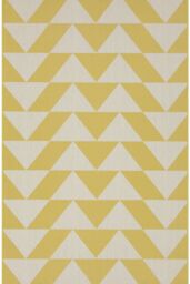 Kukoon Yellow Modern Outdoor, Garden & Patio Area Rug - Size: 120 cm x 170 cm - thumbnail 1