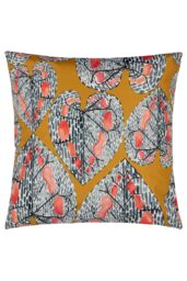 Wylder Tropics Ebon Wilds Mahari Tropical Water & UV Resistant Outdoor Cushion in Yellow - Size: 43 cm x 43 cm - thumbnail 1