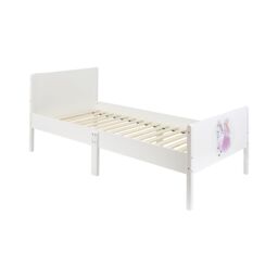 Liberty House Toys Girl's Kids White Single Bed - Princess & Unicorn - thumbnail 4
