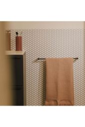 Cosmic Towel Rail Matt Stainless Steel Logic (40cm) in Grey - thumbnail 5