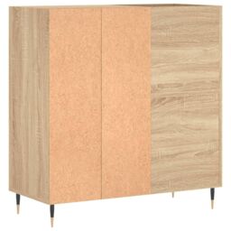 Berkfield Home Record Cabinet Sonoma Oak 84.5x38x89 cm Engineered Wood in Brown - thumbnail 6