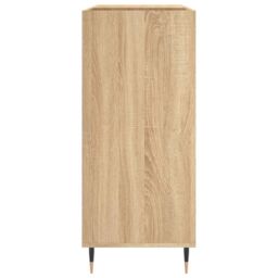 Berkfield Home Record Cabinet Sonoma Oak 84.5x38x89 cm Engineered Wood in Brown - thumbnail 5