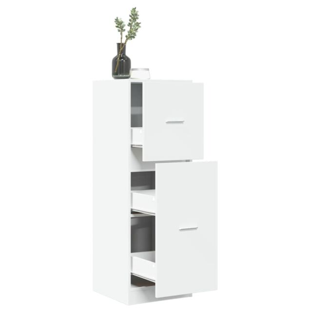 Berkfield Home Apothecary Cabinet White 40x41x118 cm Engineered Wood - Size: 40 x 41 x 118 cm - image 1