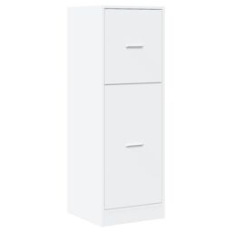 Berkfield Home Apothecary Cabinet White 40x41x118 cm Engineered Wood - Size: 40 x 41 x 118 cm - thumbnail 3