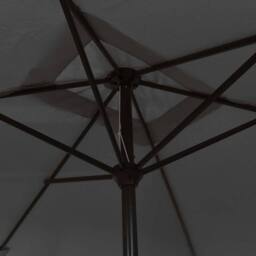 Berkfield Home Outdoor Parasol with Metal Pole 300x200 cm Anthracite in Black - thumbnail 5