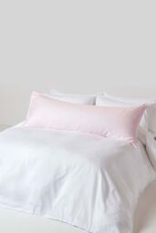 Homescapes Egyptian Cotton Ultrasoft Body Pillowcase 330 TC in Pink - thumbnail 2
