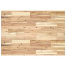 Berkfield Home Desk Top Untreated 120x70x2 cm Solid Wood Acacia in Brown - Size: 120 x 70 x 2 cm - thumbnail 2