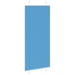 Berkfield Home Pleated Blind Blue 95x200 cm Fabric Width 94.4 cm Polyester - thumbnail 4