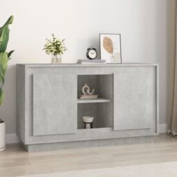 Berkfield Home Sideboard Concrete Grey 102x35x60 cm Engineered Wood - Size: 102 x 35 x 60 cm