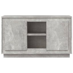 Berkfield Home Sideboard Concrete Grey 102x35x60 cm Engineered Wood - Size: 102 x 35 x 60 cm - thumbnail 5