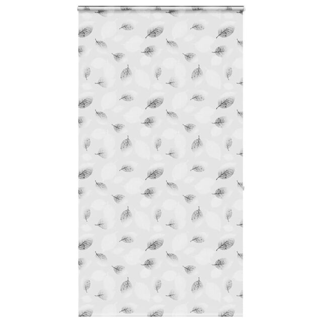 Berkfield Home Shower Roller Blind with Cassette 130x240 cm Fabric Width 126 cm in Grey - image 1