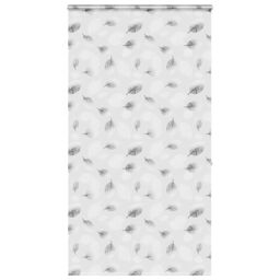 Berkfield Home Shower Roller Blind with Cassette 130x240 cm Fabric Width 126 cm in Grey - thumbnail 1