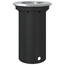 Berkfield Home Outdoor Ground Light Round Black 10.5x10.5cm Die-cast Aluminium - Size: 10.5x10.5 cm - thumbnail 6