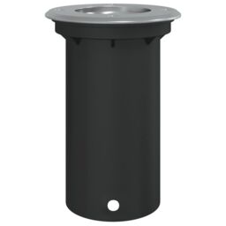 Berkfield Home Outdoor Ground Light Round Black 10.5x10.5cm Die-cast Aluminium - Size: 10.5x10.5 cm - thumbnail 5
