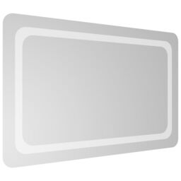 Berkfield Home LED Bathroom Mirror 50x80 cm in Clear - thumbnail 2