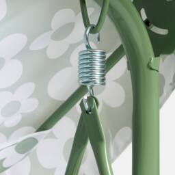 OHS Kids Daisy 2 Seater Swing Bench Canopy Garden Patio Play Set in Pale Green - thumbnail 6