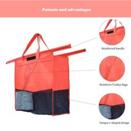 Havendro Set of 4 Reusable Supermarket Shopping Bags - thumbnail 3