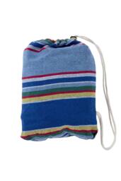 Amazonas Tahiti Single Hammock - Weatherproof Cotton, Brazilian Style in Blue - thumbnail 3