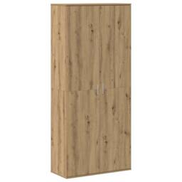 Berkfield Home Highboard Artisan Oak 80x35x180 cm Engineered Wood in Brown - Size: 80 x 35 x 180 cm - thumbnail 1