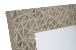Orsina Prisma Grey Photo Frame, Textured Geometric Design With Matte Grey Finish, Freestanding Display For 4x6 - thumbnail 5