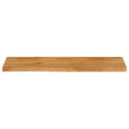 Berkfield Home Table Top Live Edge 110x20x3.8 cm Solid Wood Mango in Brown - thumbnail 3