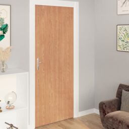Berkfield Home Self-adhesive Door Films 2 pcs Ahorn 210x90 cm PVC in Brown