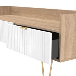 Ready Assembled 2 U Bexley 2 Drawer Coffee TV Unit (Ready Assembled) in Natural - thumbnail 6