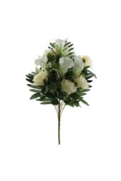 KDMD Essential White Rose & Lily Bouquet - thumbnail 2