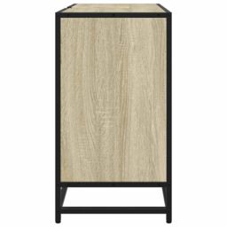 Berkfield Home Bathroom Sink Cabinet Sonoma Oak 65x33x60 cm Engineered Wood in Brown - Size: 65 x 33 x 60 cm - thumbnail 6