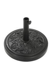 Living and Home Concrete-Filled Patio Parasol Base Umbrella Stand in Black - thumbnail 4