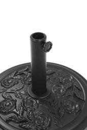 Living and Home Concrete-Filled Patio Parasol Base Umbrella Stand in Black - thumbnail 5
