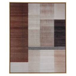 Lemon Pavilion Furniture and Decor Ivora Hand Painted Canvas in Frame - Wood - L3 x W80 x H100 cm - Multi - thumbnail 1
